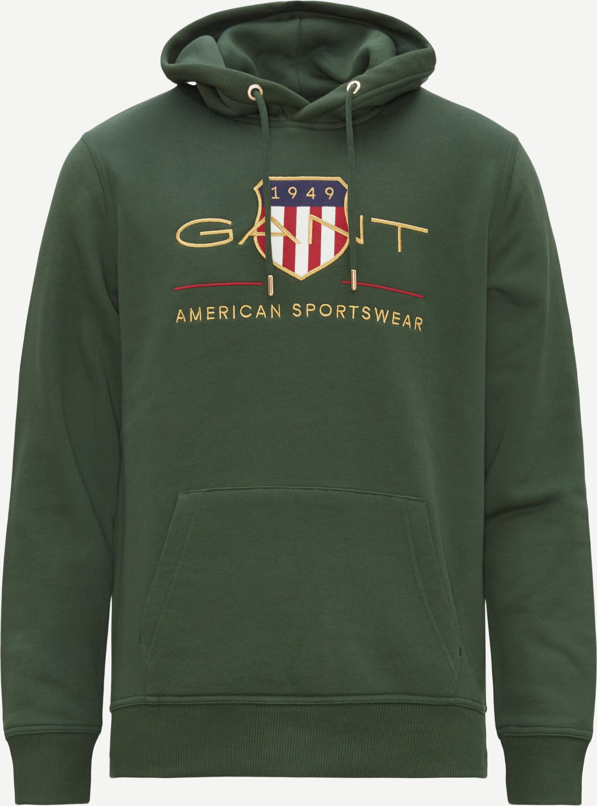 Gant Sweatshirts ARCHIVE SHIELD HOODIE 2047056 Green